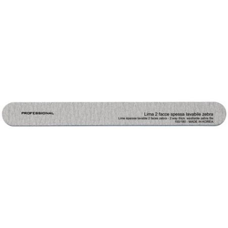 Xanitaliapro Nail File With Two Zones Thick Washable Zebra 100180