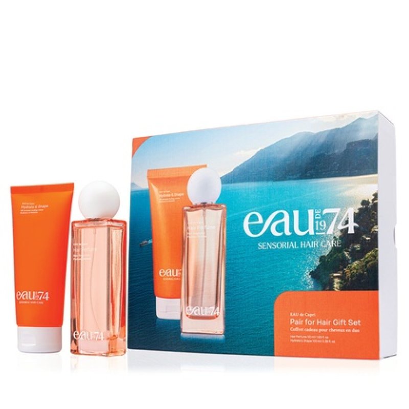 Eaude1974 Pair For Hair Gift Set Hydrate & Shape Hair Perfume Capri 100 Ml 50 Ml