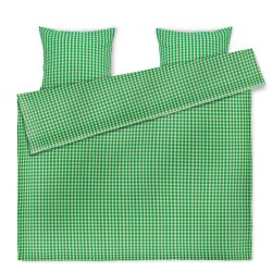 Juna - Bæk&Bølge Bed Linen 200x220 cm - Green & Sand