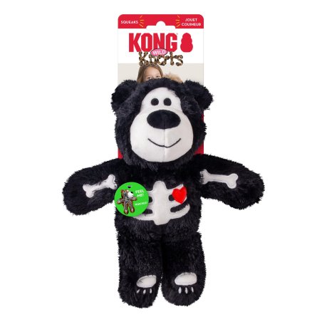 KONG - Halloween Wildknots Skeleton Bear Mix - 26.5 x 23 x 9 cm