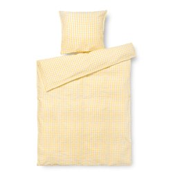 Juna - Bæk&Bølge Bed Linen 140x200 cm - Yellow & White