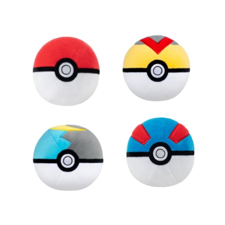 Pokémon - Plush 10 cm Pokéball Assorted (PKW3554-6)