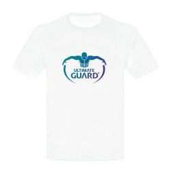 Ultimate Guard T-Shirt Logo White Size XXL