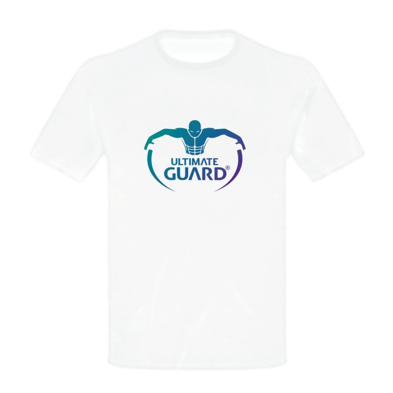 Ultimate Guard T-Shirt Logo White Size XXL