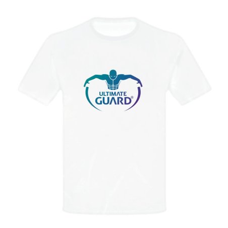 Ultimate Guard T-Shirt Logo White Size XXL