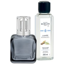 Maison Berger Paris Lampe Berger Glaçon diffuseur aromatique Flacon de parfum Gris