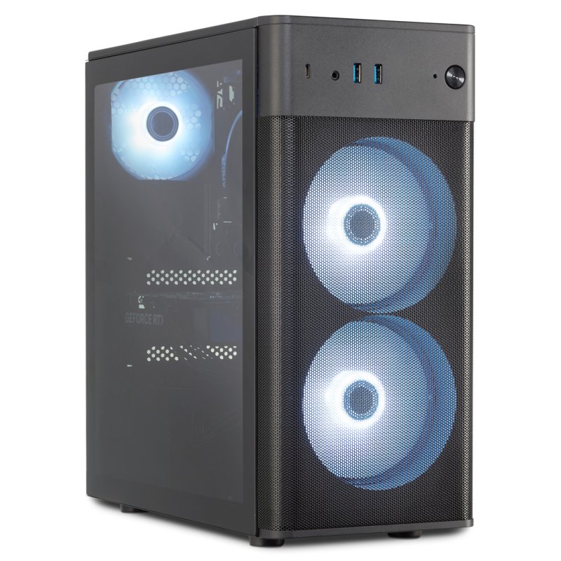 Erazer RECON P45 MD340057 AMD Ryzen™ 5 5500 32 GB DDR4-SDRAM 1 TB SSD NVIDIA GeForce RTX 5060 Windows 11 Home Desktop