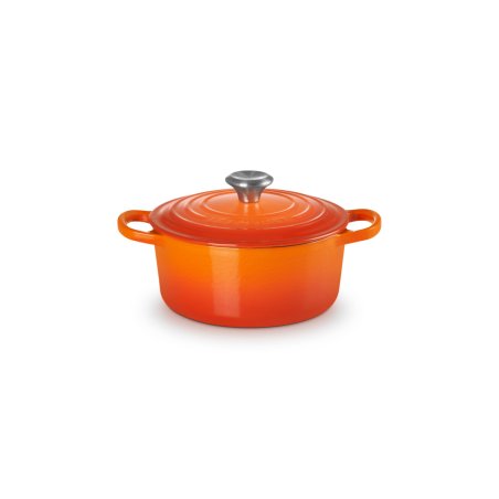 Le Creuset Signature Bräter rund 18 cm ofenrot