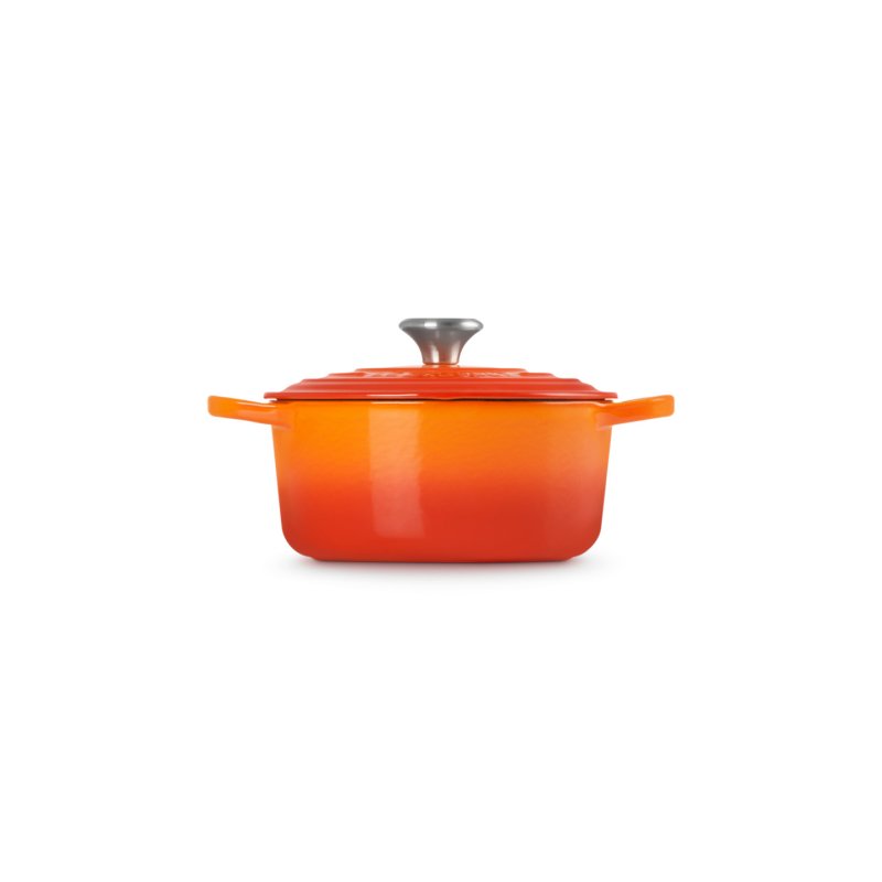 Le Creuset Signature Bräter rund 18 cm ofenrot