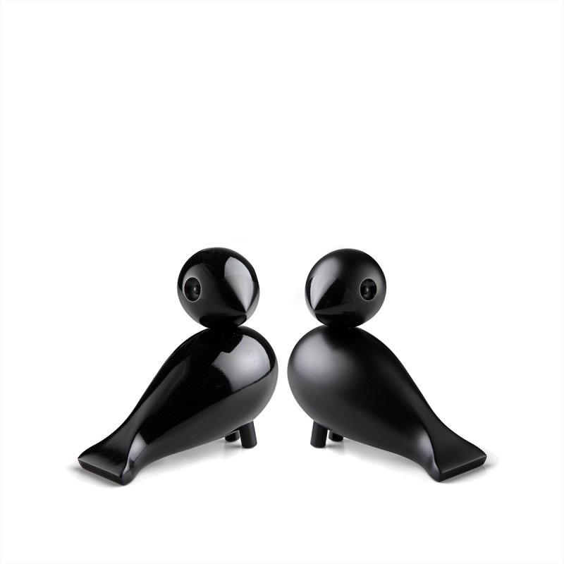 Kay Bojesen - Lovebirds black 1 Pair (39240)