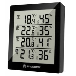 Bresser Optics 7000020CM3000 environment thermometer Electronic environment thermometer Indoor/outdoor Black, White
