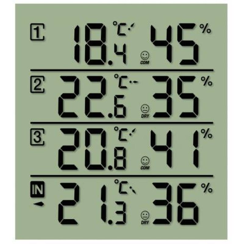Bresser Optics 7000020CM3000 environment thermometer Electronic environment thermometer Indoor/outdoor Black, White