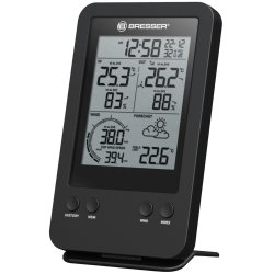 Bresser Optics 7002531 digital weather station Black LCD Battery