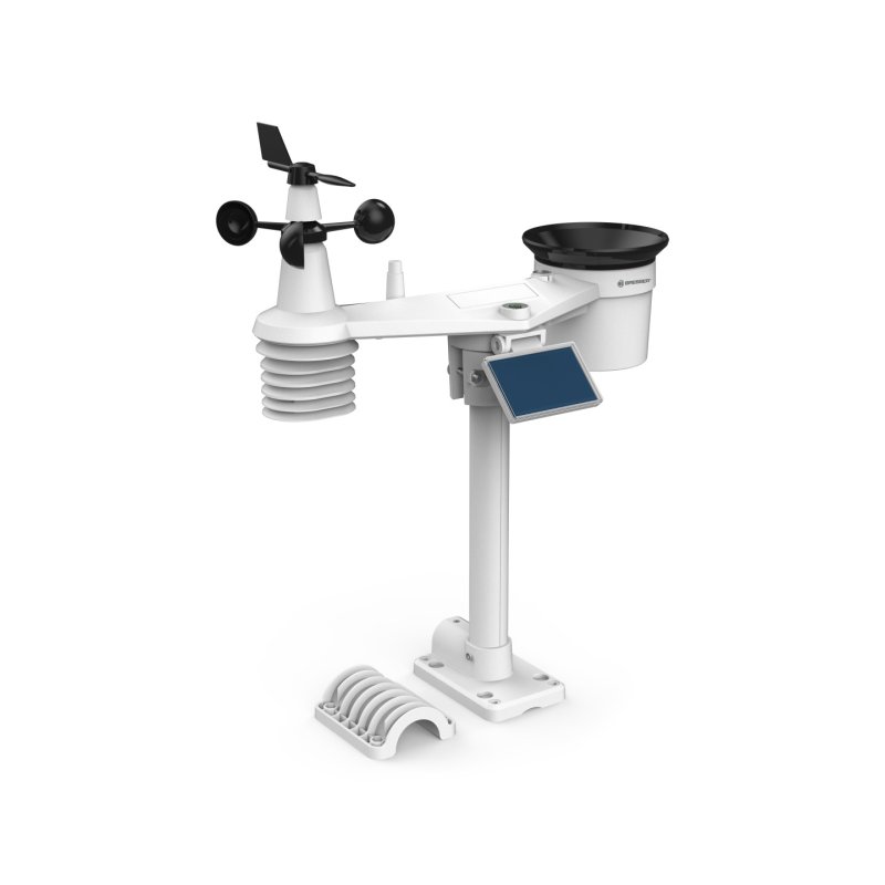 Bresser Optics 7003220 station météo numérique Noir LCD Batterie/Solaire Wifi