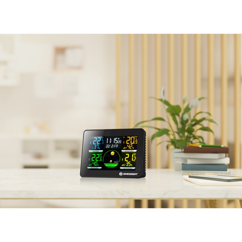 Bresser Optics 7000023 digital weather station Black LCD DC/Battery