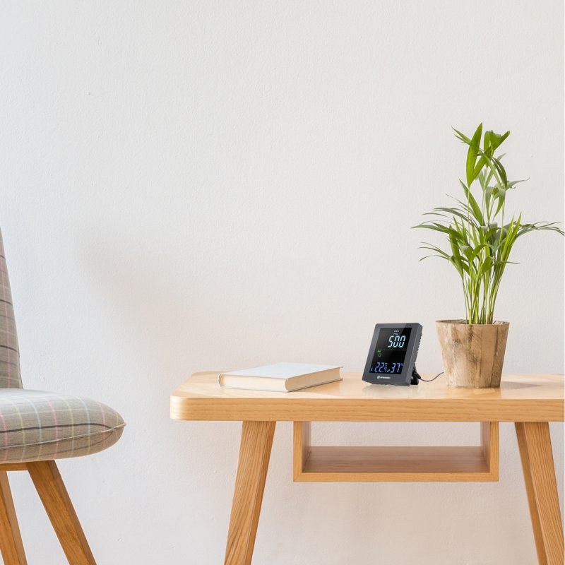 Bresser CO Luftqualittsmonitor grau