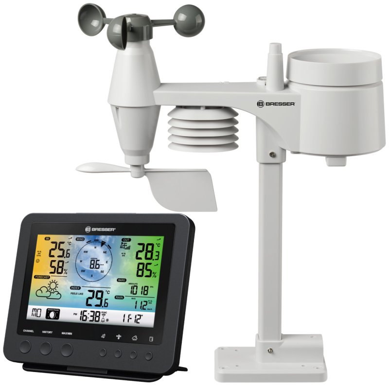 Bresser Wetter Center 5-in-1 WLAN Profi-Sensor