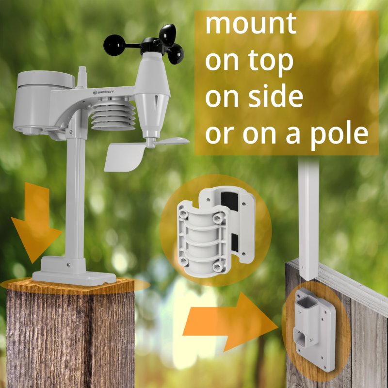 Bresser Wetter Center 5-in-1 WLAN Profi-Sensor