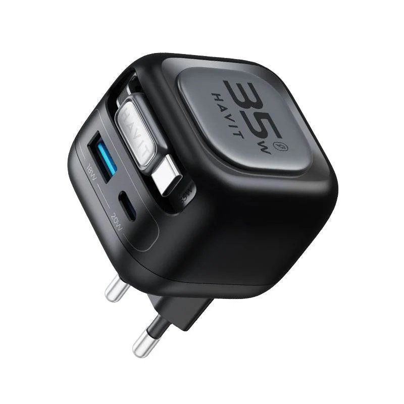 Havit UC250 A-EU chargeur d'appareils mobiles Lecteur e-book, Casques, Téléphone portable, Haut-parleur portable,
