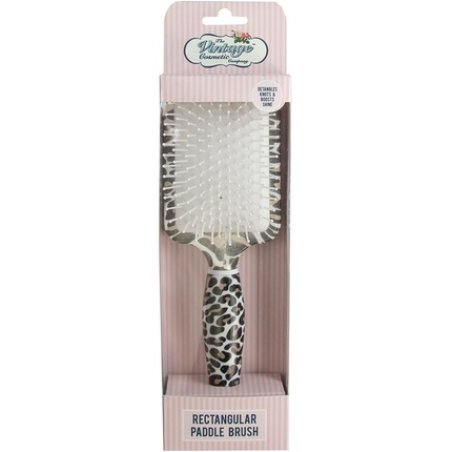 The Vintage Company Leopard Rectangular Brush