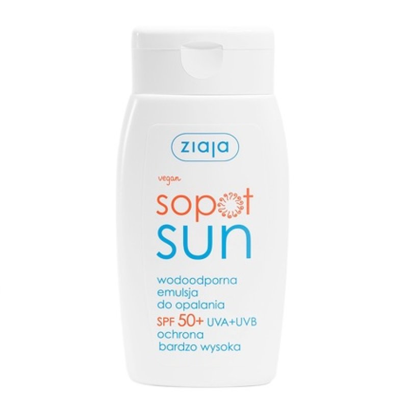 Sopot Sun Waterproof Sunscreen Emulsion Spf50 125ml