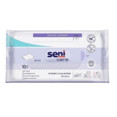 Seni Care Moisturizing Wipes - 10-Pack