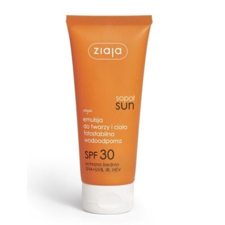 Sopot Sun Face and Body Emulsion SPF30 100ml Ziaja
