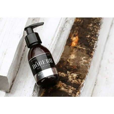 Nõberu Beard Shampoo Amber-Lime 125ml Premium Beard Wash for Daily Beard Care - Suitable for 3-Day Beards,