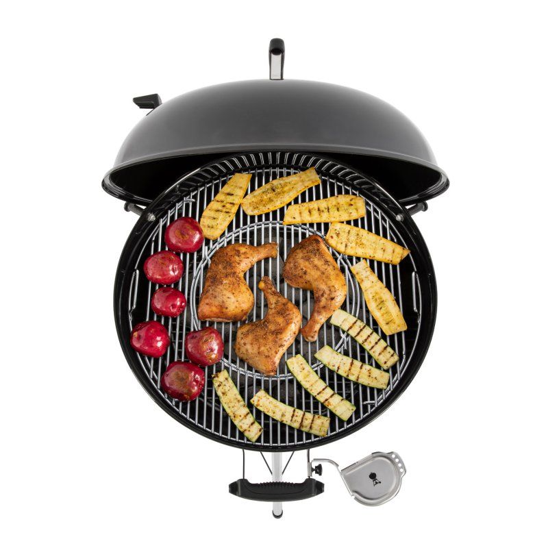Weber Holzkohlegrill Master Touch GBS E-5750, 57 cm Schwarz