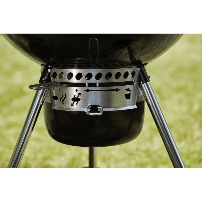Weber Holzkohlegrill Master Touch GBS E-5750, 57 cm Schwarz