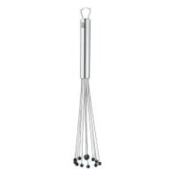 WMF 1873006030 Ball whisk Silicone, Stainless steel Black, Stainless steel