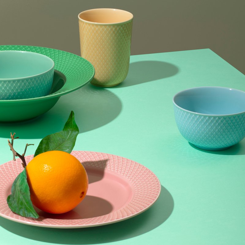 Lyngby Porcelain 201905 dining bowl Soup bowl Round Aqua colour 1 pc(s)