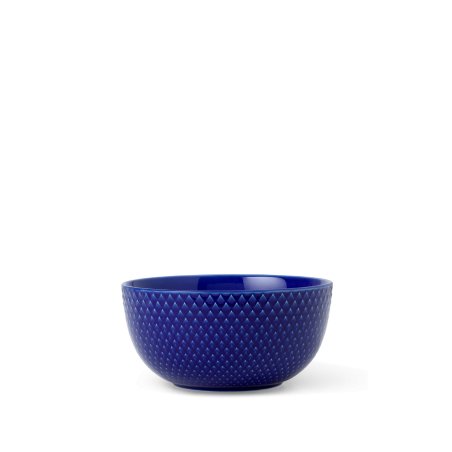 Lyngby Porcelæn - Rhombe Color Bowl 13 cm - Dark Blue