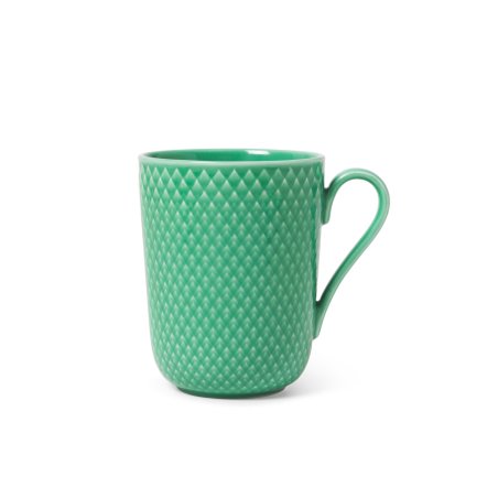 Lyngby Porcelæn - Rhombe Color Mug With Handle 33 cl - Green