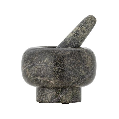Bloomingville - Arazo Mortar & Pestle - Green - Marble