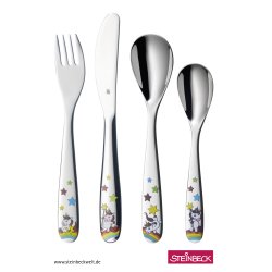 WMF 12.8605.6040 flatware set 4 pc(s) Multicolour, Stainless steel