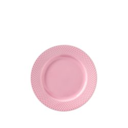 Lyngby Porcelæn - Rhombe Color Lunch Plate 21 cm - Rosa