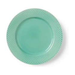 Lyngby Porcelæn - Rhombe Color Lunch Plate 21 cm - Aqua