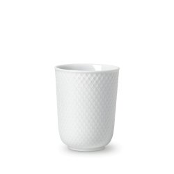 Lyngby Porcelæn - Rhombe White Mug 33 cl