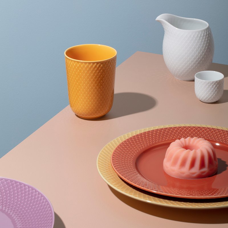 Lyngby Porcelæn - Rhombe Color Mug 33 cl - Yellow