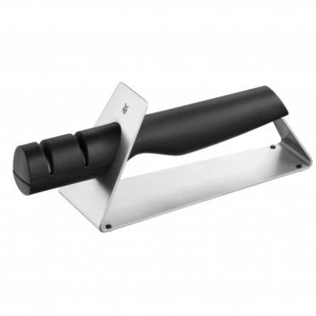 WMF Gourmet 1876516030 Fente aiguiseur couteau Noir, Acier inoxydable