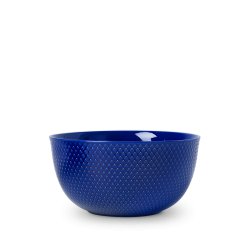 Lyngby Porcelæn - Rhombe Color Serving Bowl Dia. 22cm - Dark Blue (201915)