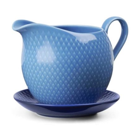 Lyngby Porcelæn - Rhombe Color Sauce Boat 67 cl - Blue