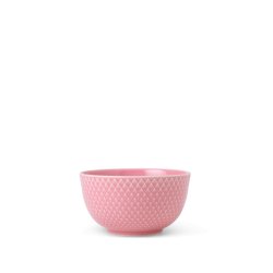 Lyngby Porcelæn - Rhombe Color Bowl 11 cm - Rosa