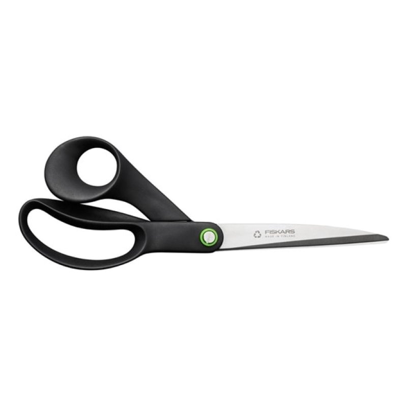 Fiskars 1074546 stationery/craft scissors Universal Straight cut Black, Stainless steel