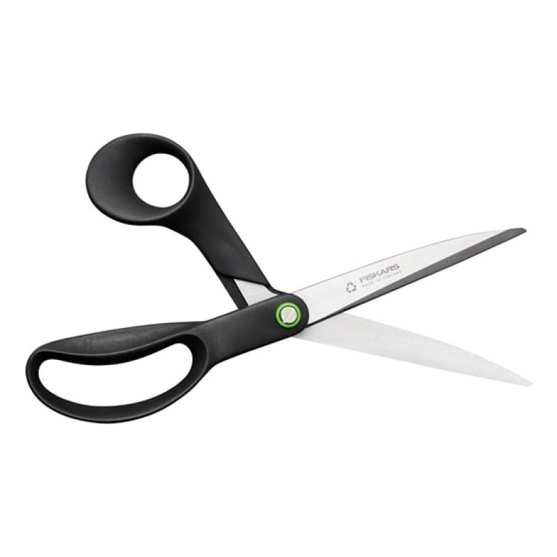 Fiskars 1074546 stationery/craft scissors Universal Straight cut Black, Stainless steel