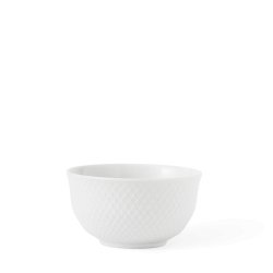  Lyngby Porcelæn - Rhombe White Bowl 11 cm