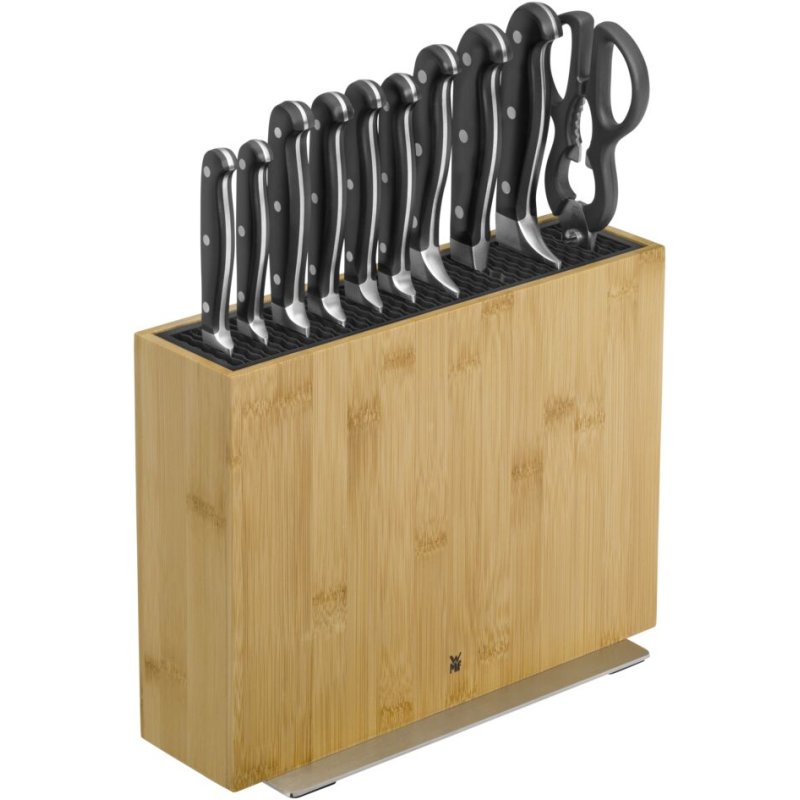 WMF FlexTec Compact bamboe 1893874500 Flex rods knife block Bamboo, Stainless steel Wood