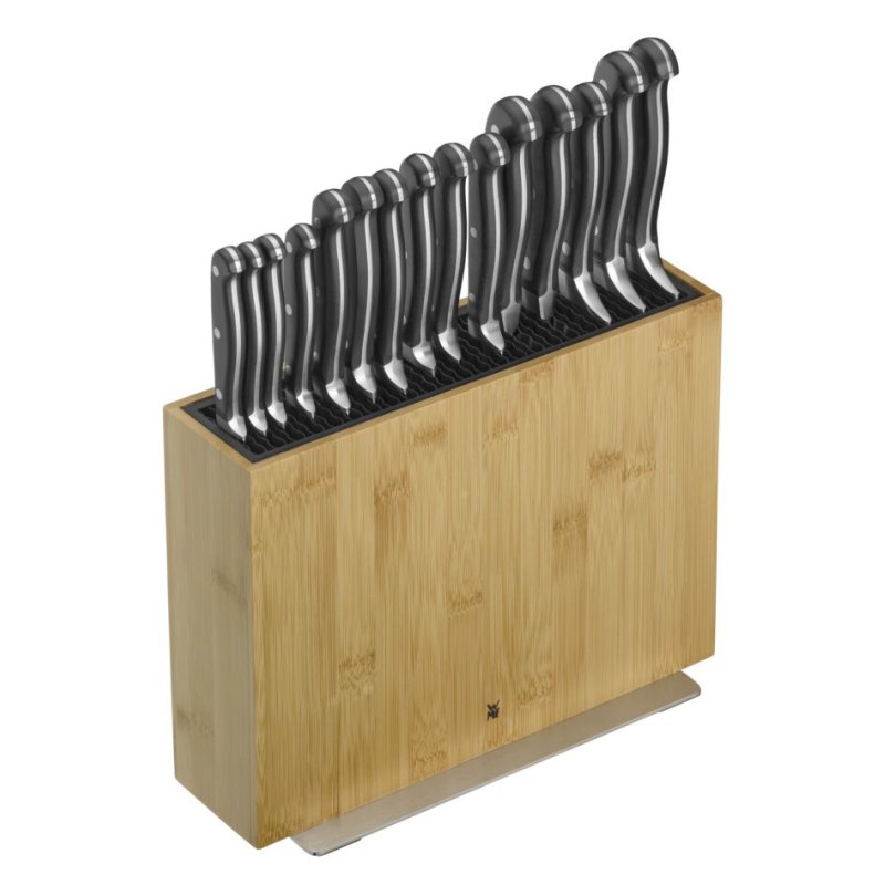 WMF 1893874500 Messerblock unbestckt, Bambus hell
