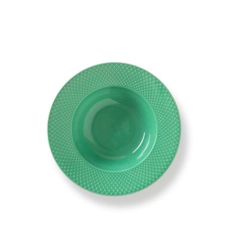 Lyngby Porcelæn - Rhombe Color Soup Plate 24.5 cm - Green